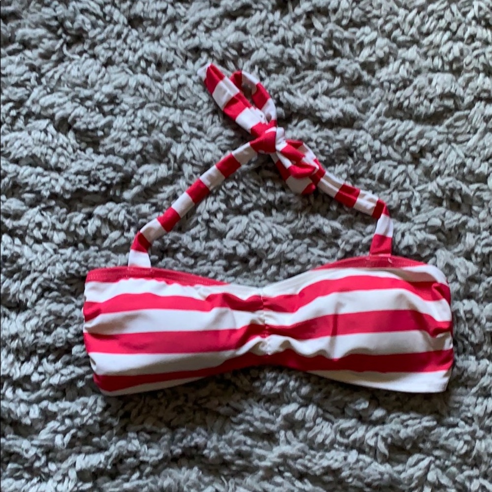 FREE- PINK STRIPE BIKINI TOP